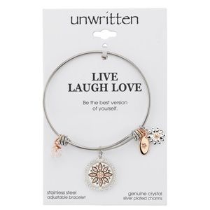 Unwritten Live Laugh Love Bracelet